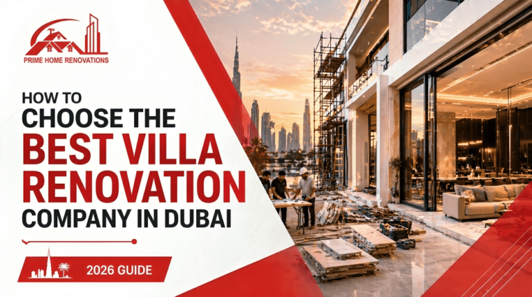 How to choose the best villa renovation company in Dubai